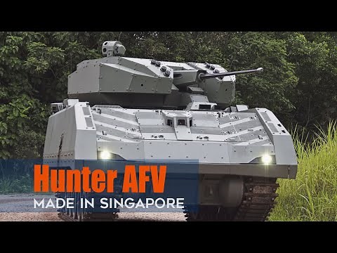 Hunter AFV: First Digitized Armored Vehicle "Made in Singapore"