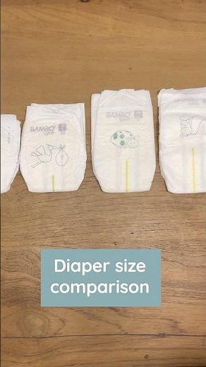 Diaper in all sizes! #BamboNatureDiapers