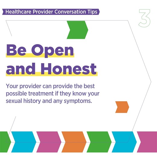 Are you ready to talk to your doctor about your sexual health? For STI Awareness Week, watch this video for tips on picking a provider who’s right for you and preparing for your visit: https://bit.ly/3NSM48e | CDC