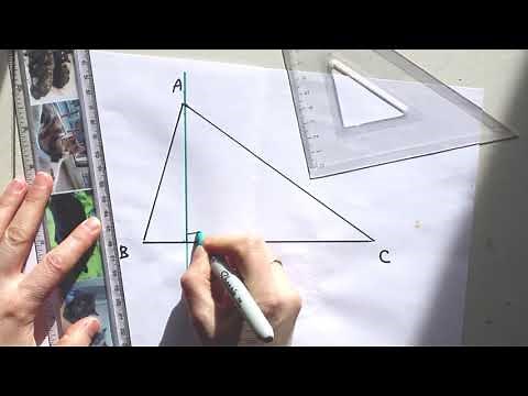 Tracer une hauteur dans un triangle