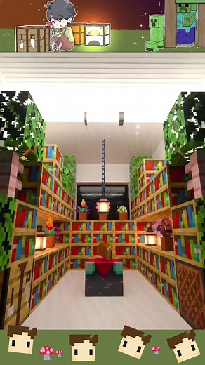 stylish enchantment room #minecraft #minecrafttutorial #minecraftbuilding