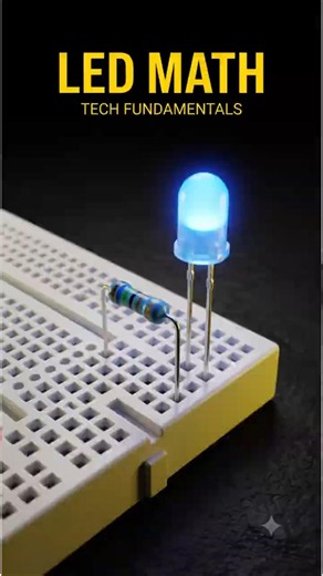 Stop Burning Your LEDs! The Easy Resistor Calculation Trick 💡🔥