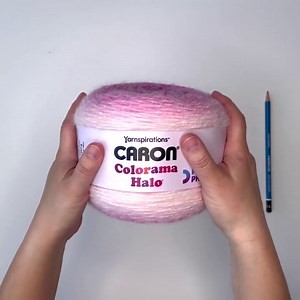 Caron® Colorama Halo™ #5 Bulky Blend Yarn, Rose Garden 8oz/227g, 481 Yards (2 Pack)