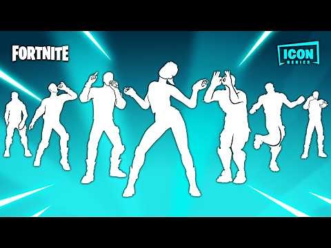 Fortnite’s ICON SERIES EMOTES & DANCES Showcase (Chapter 6)