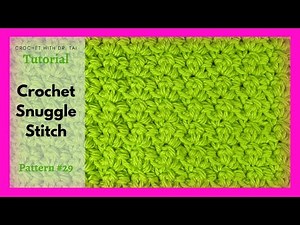 【EP85】 TRY IT!!! Snuggle Stitch Crochet Tutorial | #29 Easy Crochet Baby Blanket Stitch | DIY