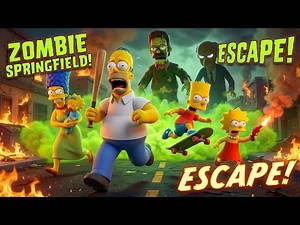 The Simpsons: ZOMBIE OUTBREAK! 🧟‍♂️ Full Movie Hyper Realistic 4K | The Simpsons 3D Animation