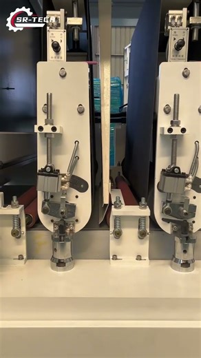 Metal sheet deburring machine grinding agricultural machinery brake pads and clutch #deburring #cnc