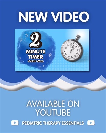 Pediatric Therapy Essentials on Instagram: "Calming Ocean Timer is live on my YouTube Channel. This 2 Minute Timer has an alarm to signal when time is up. Timers are great for focused attention, classrooms, games and exercise. #timer #calm #ocean #classroomideas #classroomtips #exercisetimer"