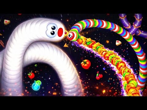 Insane Giant Worm Fight in Space Arena 🚀 | Worms Zone.io Gameplay