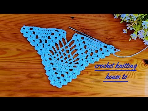 Magnifique❗️comment faire un châle crochet joli et élégant👌facile pour débutants/crochet shawl