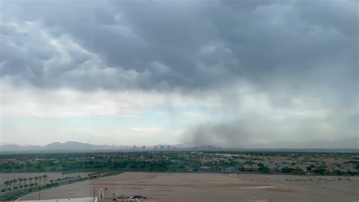 Timelapse of the storm that brought 72 mph wind gusts to Henderson Executive Airport this afternoon. Taken from Downtown Summerlin, by Phil Thompson @visinsights. | Las Vegas Locally