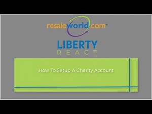 How To Setup A Charity Account
