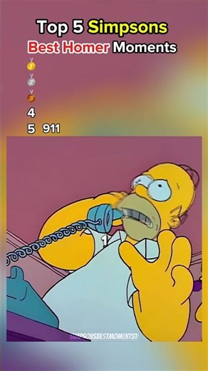 Ranking funniest Simpsons Moments #thesimpsons #simpsons #homersimpson