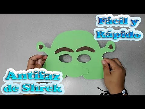 ◇◇DIY◇◇ How to make a Shrek mask from foam easily and quickly
