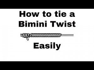 Easy Double Knot Tutorial: Learn the Bimini Twist for Braided Lines!