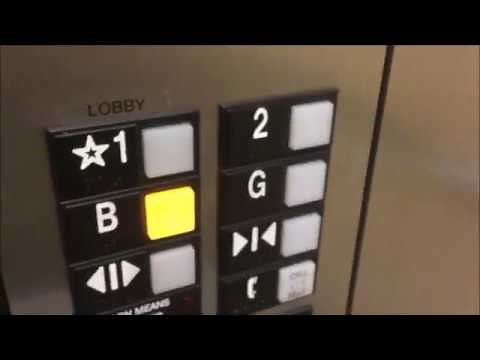 Otis Series 1 Machine Room, Floor Lockout Demo, 3 Different Shaft Views | Elevator Video