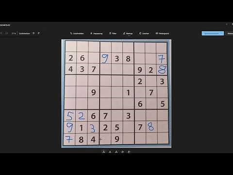 So löst du ein mittelschweres Sudoku mit Anleitung und Erklärung