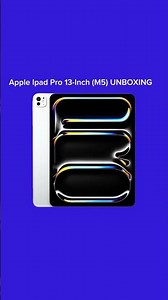 Unboxing Apple Ipad Pro 13-Inch (M5) #apple #unboxing #ipad