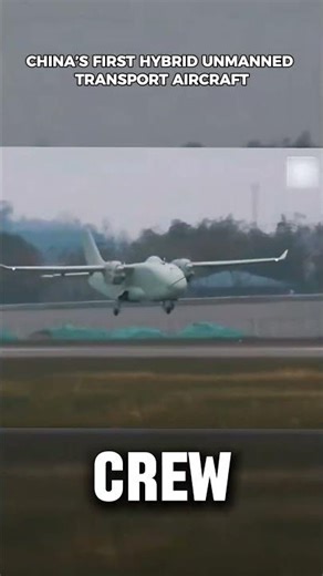 China’s First Hybrid Unmanned Transport Aircraft Just Shocked the World