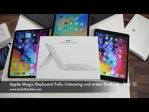 Apple Magic Keyboard Folio Unboxing und erster Eindruck - iPad 10
