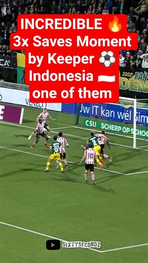 Crazy Saves Keeper #youtubeshorts #sixtysecondz