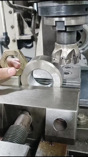 Machining a Nut Without a Dividing Head