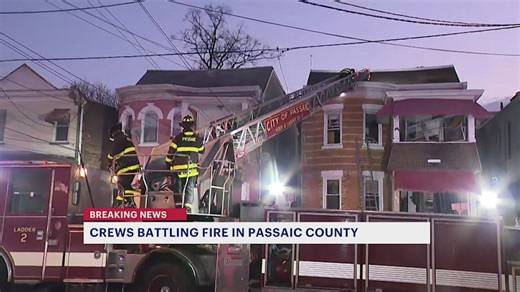 Residents evacuated as fire rips through homes in Passaic