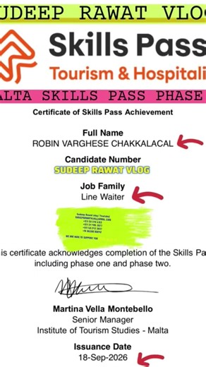 MALTA 🇲🇹🇲🇹 SKILLS PASS PHASE 2+971 50 370 5313 +971 54 495 3077+971 50 243 3037+91 86 300 900 42