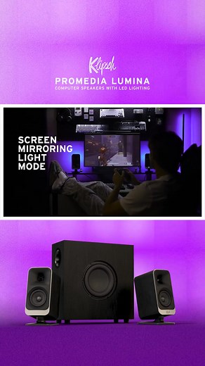 First introduced in 1999, the Klipsch ProMedia became one of the most praised desktop speaker systems of all time. Now it’s back – redesigned for today. The new ProMedia Lumina features a fresh cabinet design, tiltable stands, and updated controls, delivering legendary performance for the modern workstation. Coming Soon! | Klipsch | Facebook