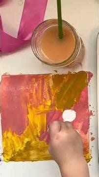 Painting With My 3 Year Old 🎨 #Shorts #KidsArt #ToddlerArt