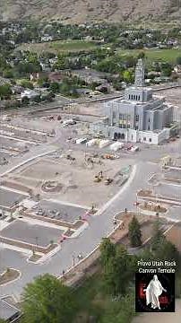 New milestones are being reached at the Provo Utah Rock Canyon Temple by LDS Temple News