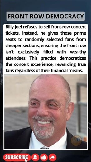 Wealth Can't Buy Billy Joel's Front Row. Only Luck Can.