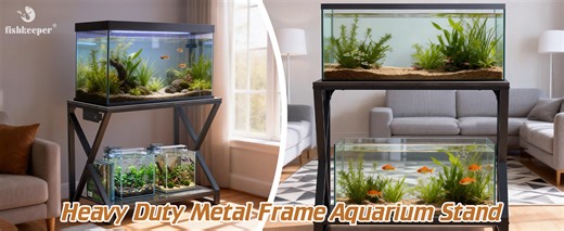 Watch Heavy Duty Metal Aquarium Stand with USB Ports and Outlets on Amazon Live