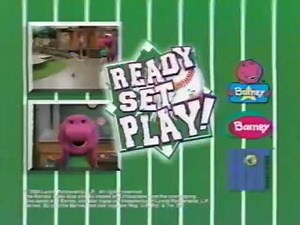 Barney Ready, Set, Play! (2004) DVD & VHS Trailer #2 (VHS Capture)