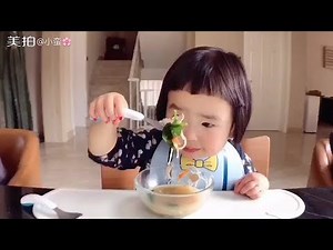 Baby chinese super eating machine - XiaoMan 小蛮 Eating
