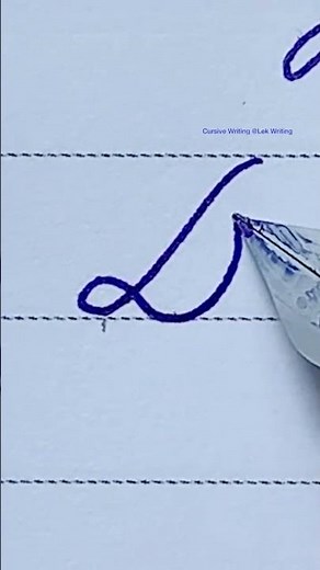 Cursive Writing D with a Fountain Pen | Cursive Letters ABCD | Cursive Handwriting Practice ABCD