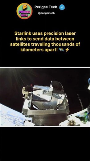 Starlink Satellites Use Tiny Lasers to Talk Across Space! 🚀🔴