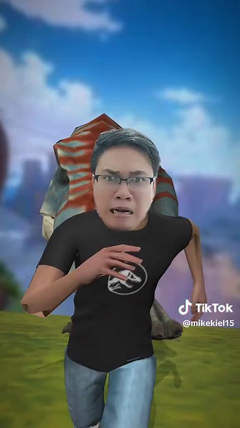 T-Rex Scaped 🥹 #fyp #foryou #foryourpage #viral #viralvideos #trending #trendingvideos #makulitnapapa #trendingeffects #funnyvideos #forkids #trex #t-rexscape #dinosaur