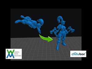 Chitubox Basics - Moving a model onto the build plate #chitubox #3dprinting
