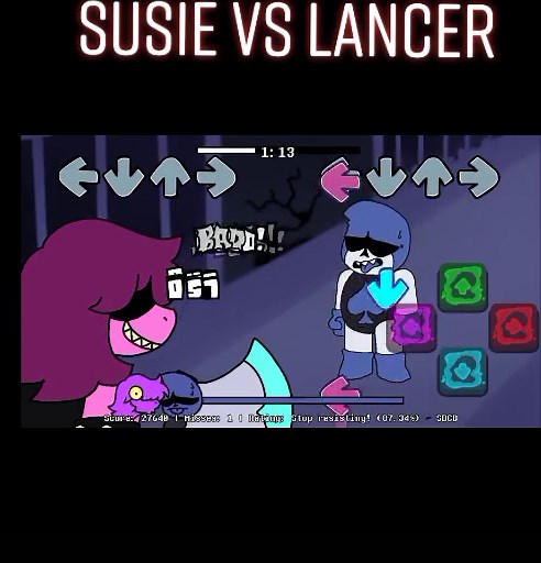 El mejor mod de FNF: Susie vs Lancer
