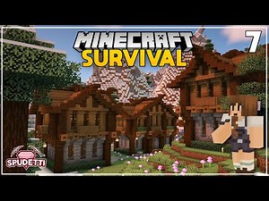 I Built a MOUNTAIN VILLAGE! - Ep 7 - Minecraft 1.18 Survival Let's Play
