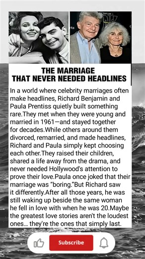 The Hollywood Marriage That Never Needed Headlines ❤️ | Richard Benjamin & Paula Prentiss