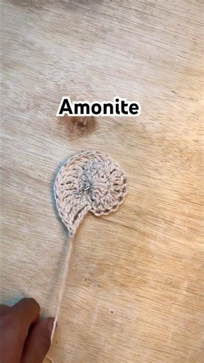 Crochet Amonite Keychain | Crochet Amonite keychain #Crochet #Amonite