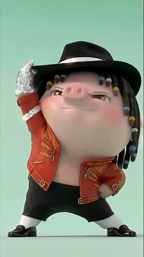 Funny Pig Dance Song for Kids 🐷🎩 #PigSong #KidsSong #PigDance #ToddlerSong #FunnyPig #FarmAnimal