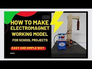 How to make Electromagnet science project/electromagnet project working model/science experiment