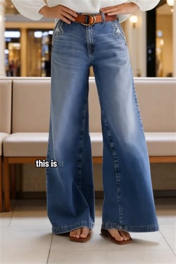 #widelegjeans #highwaistedjeans #denimjeans #ootd #tiktokmademebuyit