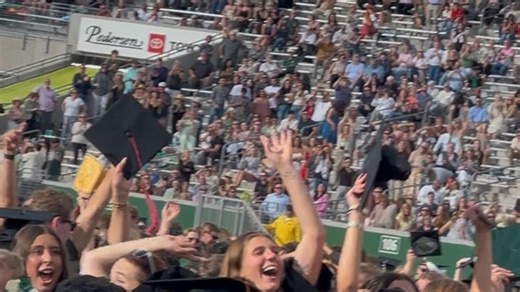 CSU graduates celebrate in university-wide commencement at Canvas Stadium