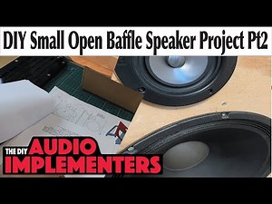 Small Open Baffle Speaker PT2