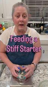 Feeding & Maintaining A Stiff Starter #sourdough #microbakery #sourdoughbaker #sourdoughstarter