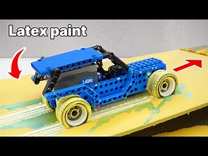Building LEGO Car That Moves in a Strange Liquid | FM Lego Technic